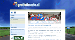Desktop Screenshot of gratistheorie.nl